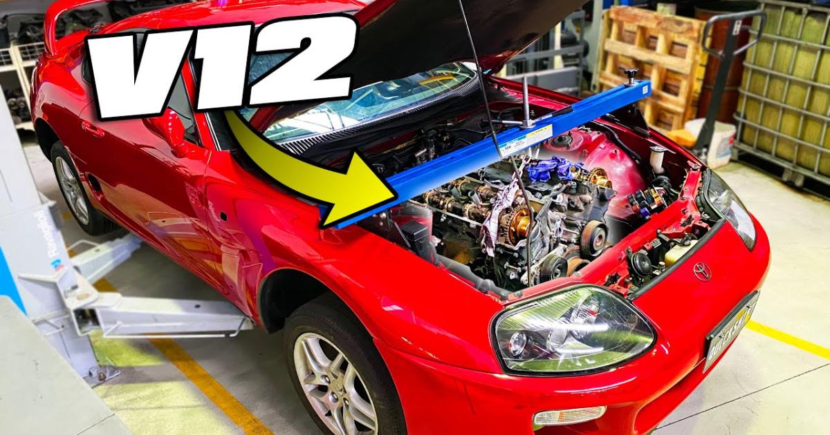 Ένα Toyota Supra 4ης γενεάς με V12 Twin Turbo κινητήρα (βίντεο)