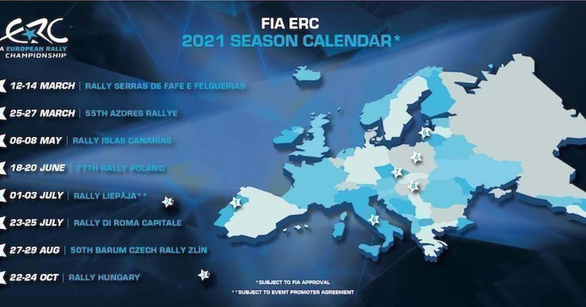 FIA ERC 2021 Η Κύπρος έξω από το πρόγραμμα του πρωταθλήματος